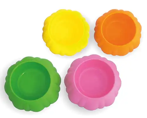 Flower Shape Pet Bowl