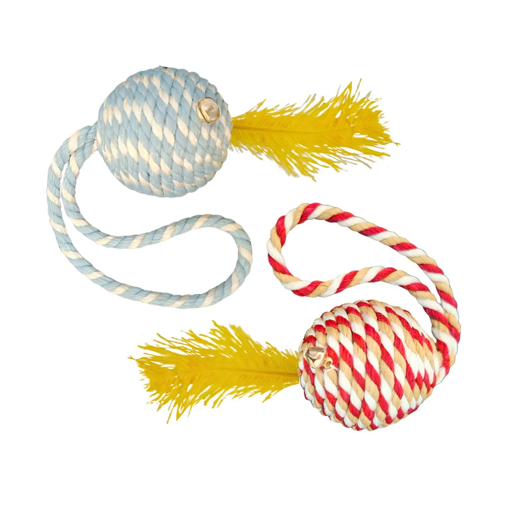 Sisal Toy Ball with Tail